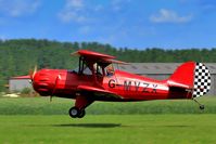 G-MVZX @ EGBR - Arriving for June 1st 2014 fly in Breighton - by glider