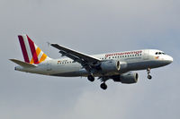 D-AKNN @ EGLL - Airbus A319-112 [1136] (Germanwings) Home~G 01/07/2013. On approach 27L. - by Ray Barber