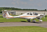 G-LWLW @ EGBR - Diamond DA-40D Diamond Star at The Real Aeroplane Club's Biplane and Open Cockpit Fly-In, Breighton Airfield, June 1st 2014. - by Malcolm Clarke