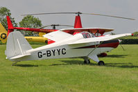 G-BYYC @ EGBR - Hapi Cygnet SF-2A at The Real Aeroplane Company's Biplane and Open Cockpit Fly-In, Breighton Airfield, June 1st 2014. - by Malcolm Clarke