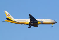 V8-BLE @ EGLL - Boeing 777-212ER [28526] (Royal Brunei Airlines) Home~G 25/06/2012. On approach 27L. - by Ray Barber