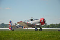 N60734 @ LBE - Saluting the crowd after performing @ the Westmoreland County Airshow - by Arthur Tanyel