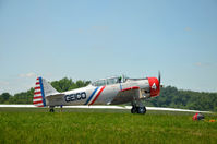 N7648E @ LBE - Taxiing after landing @ the Westmoreland County Airshow - by Arthur Tanyel