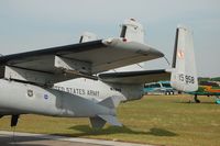 N10VD @ LAL - 1968 Grumman OV-1D Mohawk, N10VD, at 2014 Sun n Fun, Lakeland Linder Regional Airport, Lakeland, FL - by scotch-canadian