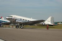 N47E @ LAL - 1943 Douglas DC3C, N47E (Miss Virginia), at 2014 Sun n Fun, Lakeland Linder Regional Airport, Lakeland, FL - by scotch-canadian