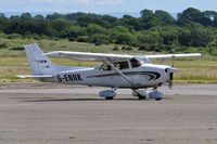 G-ENNK @ EGFH - Visiting Cessna Milleneum Skyhawk SP. Previously registered N72729. - by Roger Winser