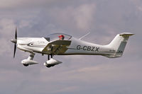 G-CBZX @ EGBP - Dyn'Aero MCR-01 Banbi [PFA 301B-13957] Kemble~20/08/2006 - by Ray Barber