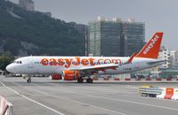 G-EZWO @ LXGB - Landing at Gibraltar.