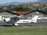 N2123P @ SZP - 2005 Cessna 172S SKYHAWK SP, Lycoming IO-360-L2A 180 Hp, CS prop, landing roll Rwy 22 - by Doug Robertson