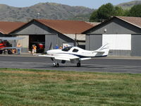 N74FX @ SZP - 2007 Larson LANCAIR LEGACY, Continental IO-550 310 Hp speedster, landing roll rwy 22 - by Doug Robertson