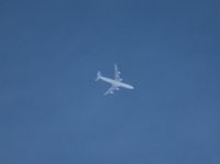 EC-GHX - Iberia A340-300 overflying Livonia Michigan at 32,000 ft ORD-MAD - by Florida Metal