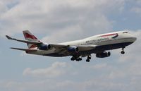 G-BNLS @ MIA - British 747-400