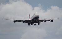 G-CIVS @ MIA - British Airways 747-400