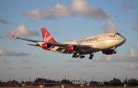 G-VHOT @ MIA - Virgin Atlantic 747-400 - by Florida Metal