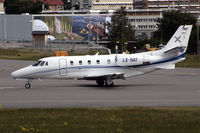 LX-NAT @ ESSB - Lining up runway 30. - by Anders Nilsson