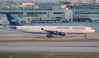 LV-BIT @ MIA - Aerolineas Argentinas A340-300 - by Florida Metal