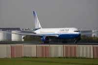 N663UA @ EBBR - Boeing 767 United Airlines