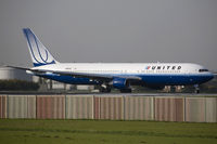 N663UA @ EBBR - Boeing 767 United Airlines - by Triple777