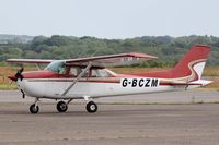 G-BCZM @ EGFH - EGLA resident Skyhawk, seen taxxing at EGFH . - by Derek Flewin