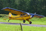 G-USKY @ EGCW - visitor at Welshpool - by Chris Hall