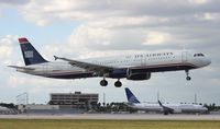 N563UW @ MIA - US Airways A321 - by Florida Metal