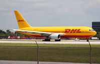 N792AX @ MIA - DHL 767-200 - by Florida Metal