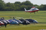 G-VIPE @ EGBT - being used for ferrying race fans to the British F1 Grand Prix at Silverstone - by Chris Hall