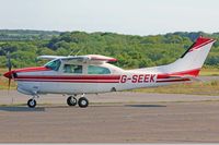 G-SEEK @ EGFH - Visiting Turbo Centurian, seen taxxing to the stand at EGFH for an overnight stop. - by Derek Flewin