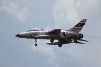 N2011V @ YIP - F-100F Super Sabre at Thunder Over Michigan - by Florida Metal