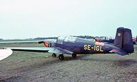 SE-IGL @ EKVJ - Saab S.91B Safir [91-262] Stauning~OY 05/06/1982. From a slide. - by Ray Barber