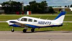 N22473 @ KAXN - Piper PA-28-161 Warrior taxiing to runway 31. - by Kreg Anderson