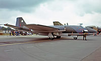 WJ879 @ EGVI - English Electric Canberra T.4 [71392] (Royal Air Force) RAF Greenham Common~G 23/07/1983. From a slide. - by Ray Barber