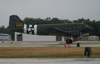 N74589 @ LAL - C-47 landing at Sun N Fun - by Florida Metal