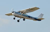 G-IANJ @ EGFH - Visiting Reims/Cessna F150K operated by FlyWales departing Runway 22. - by Roger Winser
