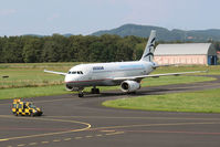 SX-DGI @ LJMB - Aegean Airbus A320-200 arrived from Corfu @ MBX - by Stefan Mager