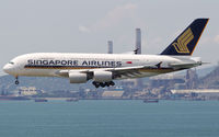 9V-SKF @ VHHH - Singapore Airlines - by Wong Chi Lam