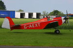 G-AEXT @ EGBR - at Breighton's Open Cockpit & Biplane Fly-in, 2014 - by Chris Hall
