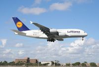 D-AIME @ MIA - Lufthansa A380