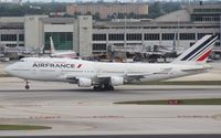 F-GITF @ MIA - Air France 747-400