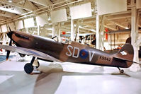 K9942 - Supermarine Spitfire Mk.Ia [6S/30225] (Royal Air Force) Hendon~G 09/07/1974. From a slide. - by Ray Barber