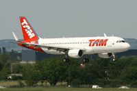 F-WWBB @ LFBO - Airbus A320-214, On final Rwy 14R, Toulouse Blagnac Airport (LFBO-TLS) - by Yves-Q