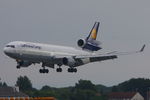 D-ALCB @ EGCC - Lufthansa - by Chris Hall