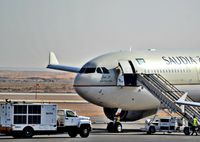 HZ-AQJ @ OERK - early Morning Parked at Riyadh Airport - by Odai Ayyad