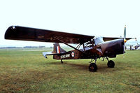 XP242 @ EGVP - Auster AOP.9 [B5/10/150] (Army Air Corps) AAC Middle Wallop~G 06/08/1977. From a slide. - by Ray Barber
