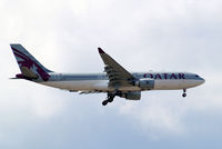 A7-AFM @ EGLL - Airbus A330-202 [616] (Qatar Airways) Home~G 09/07/2014. On approach 27L. - by Ray Barber