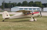 N76735 @ KOSH - Cessna 140 - by Mark Pasqualino