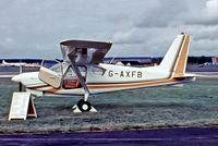 G-AXFB @ EGLF - Britten-Norman BN-3 115 Nymph [5001] Farnborough~G 13/09/1970 From a slide. - by Ray Barber