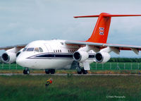 ZE701 @ EGQS - Scanned from print. ZE701 of 32 (TR) Sqn Northolt about to depart from RAF Lossiemouth in August '96 - by Clive Pattle