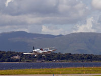 G-CGCN @ EGEO - On approach to Runway 19, Oban Airport. - by Jonathan Allen