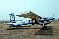 PH-OTB @ EHHV - Pilatus PC-6/B1-H2 Turbo Porter [518] (Para Club Icarus) Hilversum~PH 29/08/1976. From a slide. - by Ray Barber